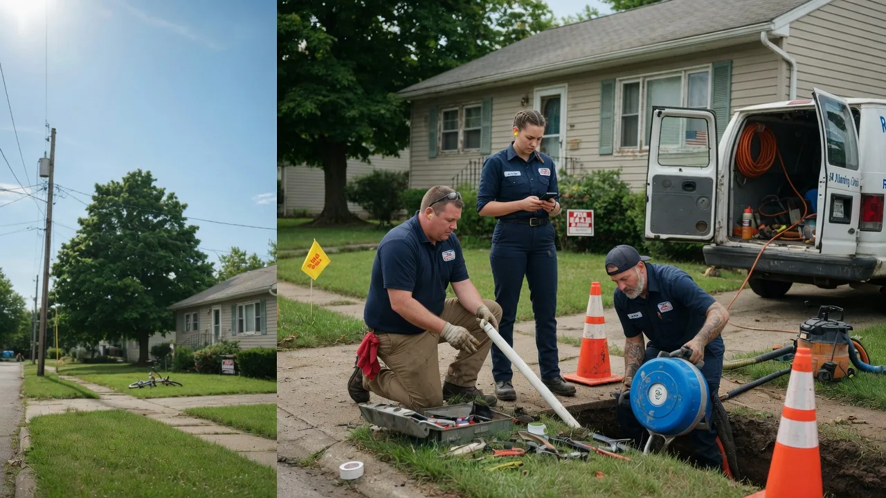 Sewer Line Repair in New Bavaria, OH near me